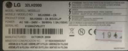 LG 32LH2000 SEHPA AYAĞI - Görsel 4