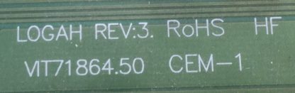 VIT71864.50 CEM-1 LOGAH REV:3 ARÇELİK 42İNÇ İNVERTÖR BOARD - Görsel 2