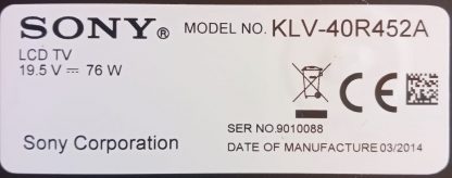 SAMSUNG 2013SONY40A 3228 05 SONY KLV-40R452A LED BAR - Görsel 2