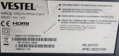 6917L-0084A 3PHCC20002B-H VESTEL 42PF5045 İNVERTÖR BOARD - Görsel 3