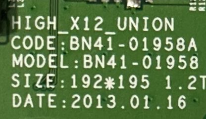 BN94-06171G BN41-01958A SAMSUNG UE46F64700SSXTK MAİN BOARD. - Görsel 3