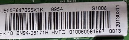 BN94-06171H BN41-01958A SAMSUNG UE55F6470SS MAİN BOARD - Görsel 2