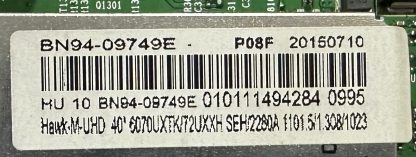 BN94-09749E BN41-02443A SAMSUNG UE40JU6070U MAİN BOARD - Görsel 2