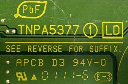 TNPA5377 1 LD TXNLD1NYUJ PANASONIC TX-L37E3E LED DRIVER BAORD - Görsel 2