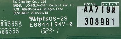 6870C-0432A ARÇELİK A55-LW-9377 T.CON BOARD - Görsel 2