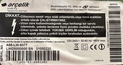 6870C-0432A ARÇELİK A55-LW-9377 T.CON BOARD - Görsel 3