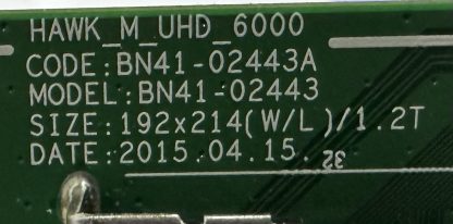 BN94-10704G BN41-02443A SAMSUNG UE40JU6070UXTK MAİN BOARD - Görsel 3