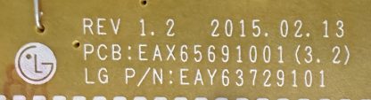 EAY63729101 EAX65691001 LG 55UF8507 POWER BOARD - Görsel 2