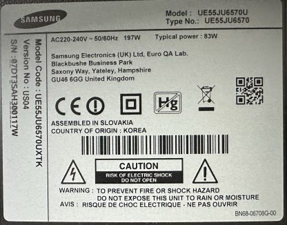 SAMSUNG UE48JU6570UX TV AYAĞI - Görsel 7
