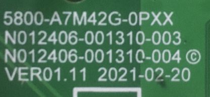 A7M42G 5800-A7M42G-0PXX GRUNDIG 40GFF6950B MAİN BOARD - Görsel 2