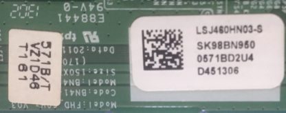 BN95-00571B BN41-01797A SAMSUNG LH46EDCPLBC/EN T.CON BOARD - Görsel 2