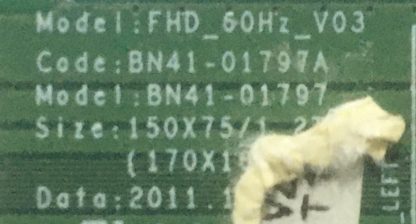 BN95-00571B BN41-01797A SAMSUNG LH46EDCPLBC/EN T.CON BOARD - Görsel 3