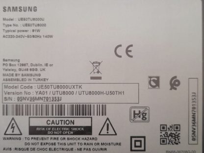 BN94-14871H BN41-02756B SAMSUNG UE50TU8000UXTK MAİN BOARD - Görsel 4