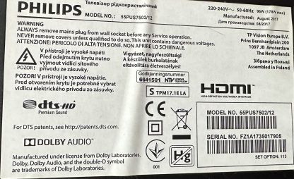 715G8465-M0D-B00-005T PHILIPS 55PUS7502/12 MAİN BOARD - Görsel 4