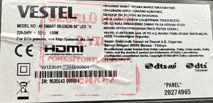 VESTEL 40FA7100 SEHPA AYAĞI - Görsel 7