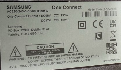BN91-23919M SAMSUNG ONE CONNECT BOX - Görsel 5