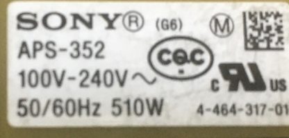 1-888-525-11 APS-352(CH)147451611 SONY KD-65X9005A POWER BOARD - Görsel 4