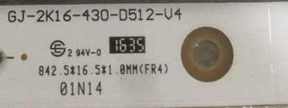 GJ-2K16-430-D512-V4 PHILIPS 43PUS6201/12 LED BAR - Görsel 3