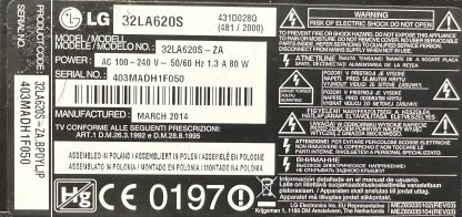 LG 32LA613S SEHPA AYAĞI - Görsel 6