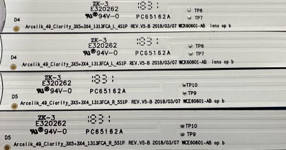 Arcelik_49_Clarity_3X5+3X4_1313FCA_R_5S1P REV.V5-B WCE60601-AB GRUNDIG 49GCU7900B LED BAR - Görsel 6