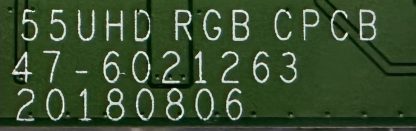 55UHD RGP CPCB 47-6021263 20180806 PHILIPS 55PUS7304 T.CON BOARD - Görsel 3