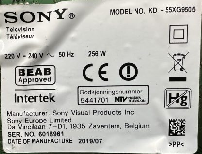 18Y_SHU11A2H2A4V0.0 SONY KD-55XF9005 T.CON BOARD - Görsel 4