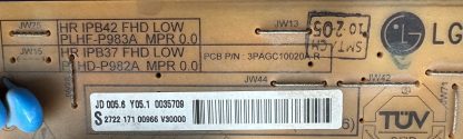HR IPB42 FHD LOW PLHF-P983A MPR 0.1 PHILIPS 42PFL5405H/12 POWER BOARD - Görsel 2