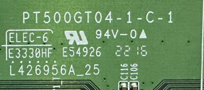 PT500GT04-1-C-1 PEAQ PTV 50U0-AYTR PQ50FMN403/0216 T.CON BOARD - Görsel 2