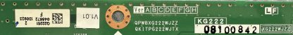 KG222 XG222WJZZ QPWBXG222WJZZ SHARP LC-60LE652E T-CON BOARD - Görsel 2
