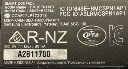 BN59-01298D BN59-01298E BN59-01259B BN59-01298G BN59-01298L BN59-01260A SAMSUNG UE50NU7400 KUMANDA - Görsel 4