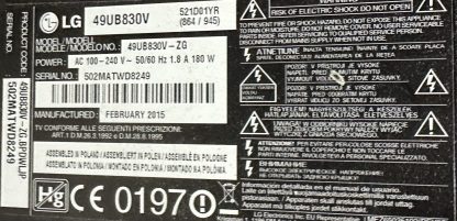 EAT62093301 LGSBW41 LG 49UB830V-ZG WİFİ MODÜL - Görsel 4