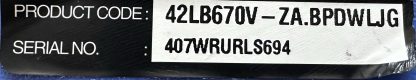 EAD62593901 EAD62593901 LG 42LB670V-ZA LVDS KABLO - Görsel 3