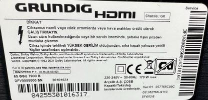 SAMSUNG UE55AU7000 TV KABLOSU - Görsel 4