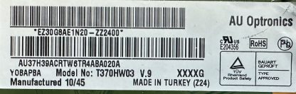 APS-254 1-881-411-22 SONY KDL-37EX500 POWER BOARD - Görsel 3