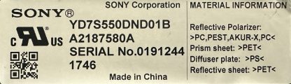 1-981-827-12 (198182712) SONY KD-55XE9005 LED DRIVER BOARD - Görsel 4