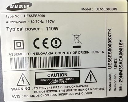 BN94-05567T BN41-01800A SAMSUNG UE55ES8000SXTK MAİN BOARD - Görsel 4