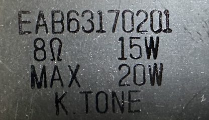 EAB63228501 EAB63228502 EN27C-6851 LG 65UB950V-ZB SPEAKER - Görsel 4