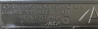 LG 43LH570V SEHPA AYAĞI - Görsel 4
