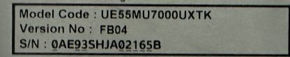 BN94-12486R BN41-02568B SAMSUNG UE55MU7000UXTK MAİN BOARD - Görsel 4