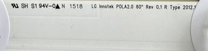 LG Innotek POLA2.0 60 Rev 0.1 L Type LG 60LN575S-ZE LED BAR - Görsel 2