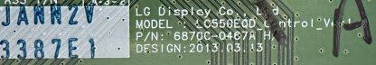 6870C-0467A LG 55LA970V T-CON BOARD - Görsel 2