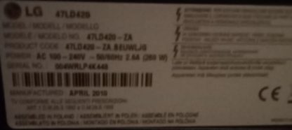 LG 42LD420-ZA SEHPA AYAĞI - Görsel 7
