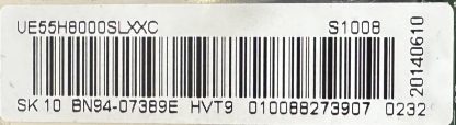 BN94-07389E SAMSUNG UE55H8000AL MAİN BOARD - Görsel 2