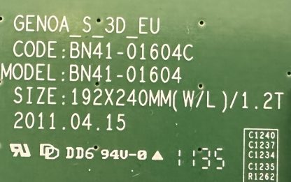 BN94-05366D BN41-01604C SAMSUNG UE46D6000TW MAİN BOARD - Görsel 3