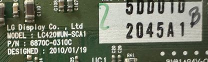 6870C-0310C LG LC420WUN SCA1 T-CON BOARD - Görsel 2