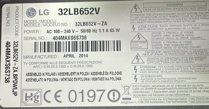LG 42LB580N-ZM SEHPA AYAĞI - Görsel 7