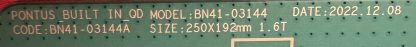 BN94-18147Q BN41-03144A SAMSUNG QE65S90CATXTK MAİN BOARD - Görsel 3