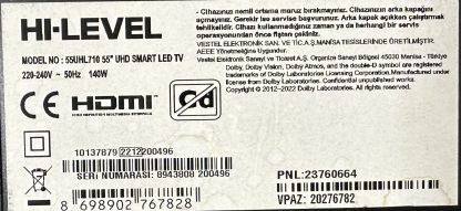 VESTEL 58U9500 SEHPA AYAĞI - Görsel 10