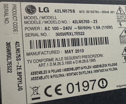 LG 43LA660S-ZA SEHPA AYAĞI - Görsel 7
