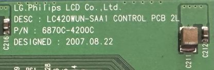 6870C-4200C PHILIPS 47PF6012 T.CON BOARD - Görsel 2